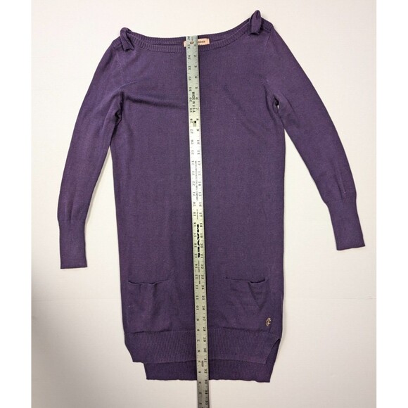 Juicy Couture Womens Knit Sweater Dress Long Sleeve Boat Neck XS (X Small) - Picture 5 of 12